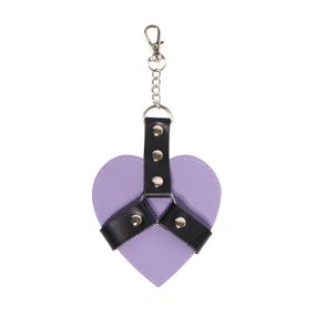 Брелок для ключів серце Art of Sex Chained Heart на карабіні Лавандовий