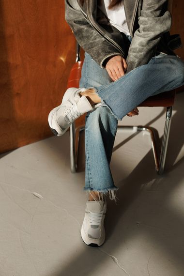 Кросівки жіночі 591420 Білі молочні 36 37 38 39 40 41 | Зображення 9