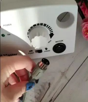 Универсальный фрезер для апаратного маникюра и педикюра Nail Dril ZS-602 35W | Зображення 6