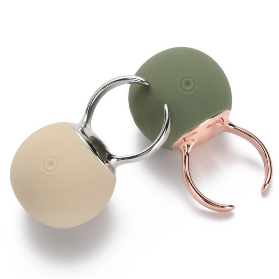 Вибратор-кольцо Sweet Em для клитора, зелёный, 2.7 х 4.5 х 2 см sexstyle | Зображення 3