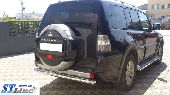 Задня дуга AK002 (нерж.) для Mitsubishi Pajero Wagon III | Зображення 2