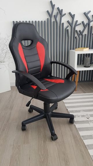 Кресло геймерское Goodwin Trinity blackred | Зображення 1