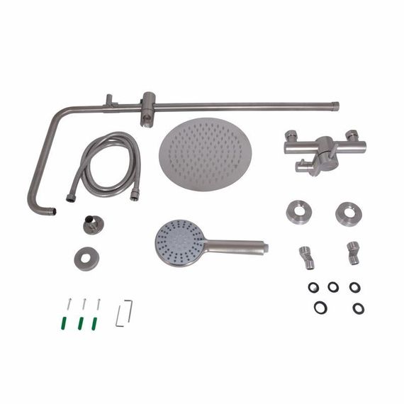 Душова система для душу Lidz Aria 1020 на два споживача (k35) LDARI1020NKS46114 Nickel | Зображення 7