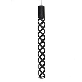 Світильник підвісний (люстра) Helix GU10 P60600 Муар, Чорний, Atmolight
