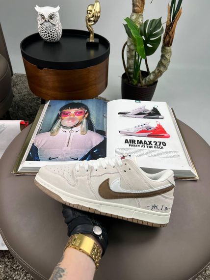 Чоловічі кросівки SB Dunk Low SE “85 Double Swoosh Beige Brown , В'єтнам A4262 45 28,5-29 см | Зображення 7