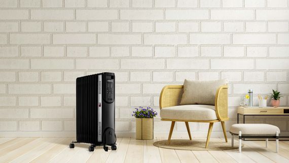 Масляний радіатор Ardesto 2,5 кВт, площа обігріву 25 кв.м., чорний, підлоговий, 11 секцій (OFH-E11X2) | Зображення 3