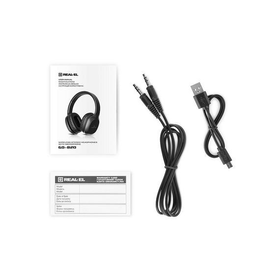 Навушники REAL-EL GD-820 Black | Зображення 8