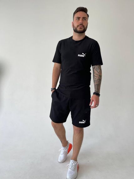 Чоловічий літній костюм Puma черний | Зображення 5
