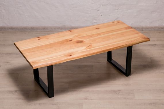 Журнальний сосновий столик EcoWalnut із живими краями L | Зображення 4