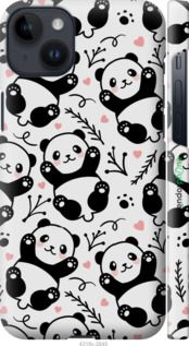 Чохол на iPhone 14 Plus Панди "4318m-2645-2448"