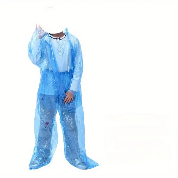 Компактний і легкий Raincoat Set — плащ і штани для надійного захисту від дощу, вітру та негоди | Зображення 3