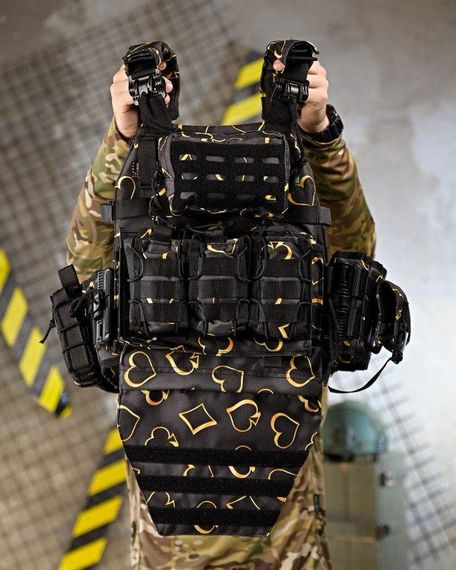 Плитоноска 4 быстрых сброса с напашником NETFLIX FIX ПП4638 | Зображення 7