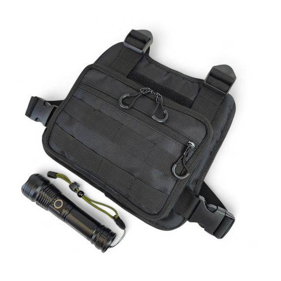 Чоловіча сумка для тактичних цілей, Тактичні військові сумки, Сумка чоловіча брезентова military LT-37 | Зображення 9