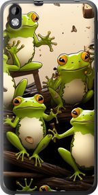 Чехол на HTC Desire 816 Жабки "5656u-169-17620"