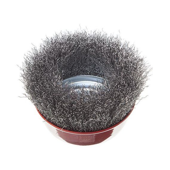 Щітка чашкова 100 мм, для КШМ, М14 (кручений дріт) INTERTOOL BT-1100 | Зображення 2