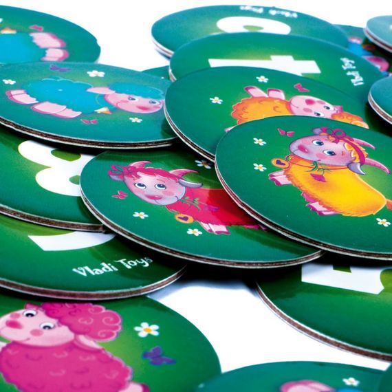 Дитяча настільна гра "Спритні вівці схопи 10-ку!" VT8033-07, 99 фішок | Зображення 2