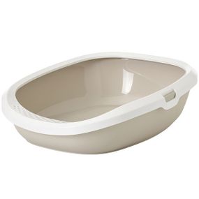 Туалет для котов Savic Gizmo Large, бежевый, 52 см х 39.5 см х 15 см