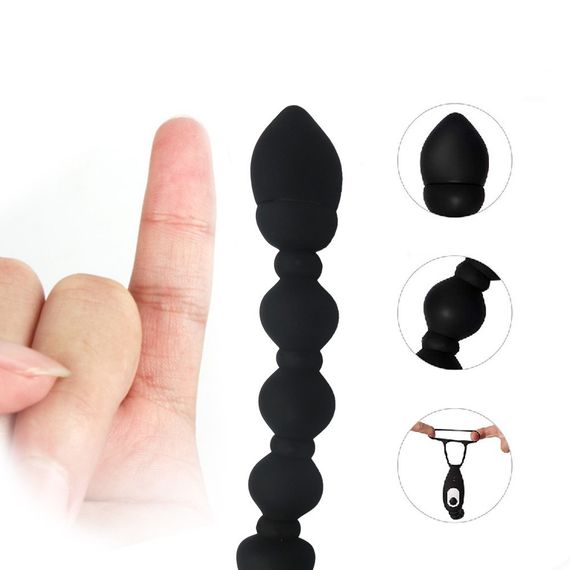 Массажер простаты с пультом и подогревом. | Зображення 1