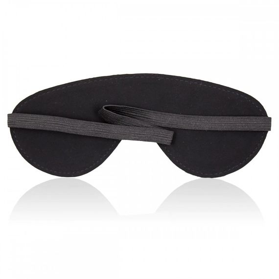 Маска на очі, екошкіра, чорна | Зображення 1