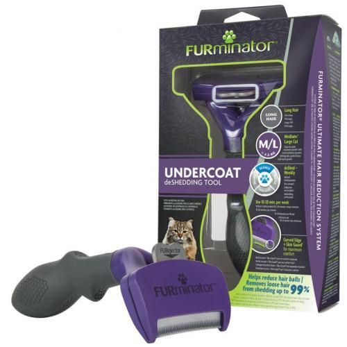 Фурмінатор FURminator для котів із довгою шерстю, розмір L