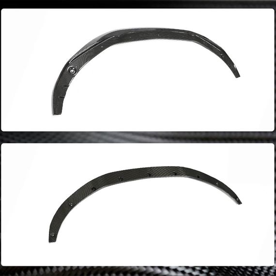 Накладка на передній бампер Lip V2 (для G22/G23 M-Sport, Карбон) для BMW 4 серія G22/23/26 2020- рр | Зображення 2