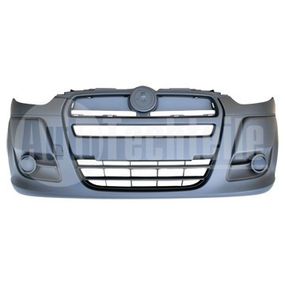 Бампер передний Fiat Doblo 09- (под покраску), AutoTechteile, 505 1213, FT91017