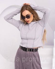 Свитер цвет серый размеры S/M, L/XL FI_006942