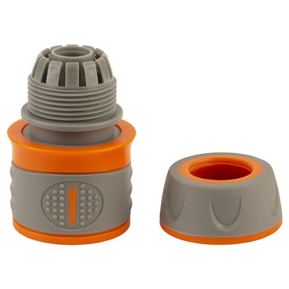 Конектор 1/2" Flora швидкознімний для шланга 1/2" (ABS+TPR) (5015524) | Зображення 1