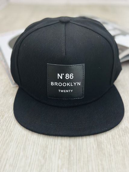 Кепка снепбек (Snapback) Brooklyn №86  Черный 56-61р  (9045) | Зображення 2