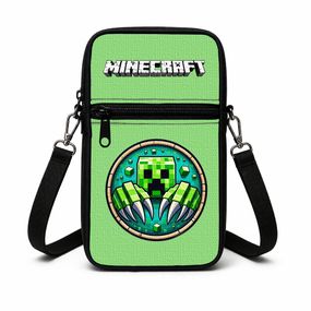 Сумка-чехол для телефона Minecraft детская через плечо, водонепроницаемая мини-сумка (4796)