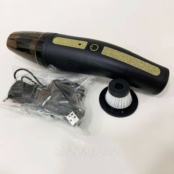 Маленький пилосос для машини подарунок Car Vacuum Cleaner HY05, Пилосос для автомобіля на подарунок KC-24 | Зображення 4
