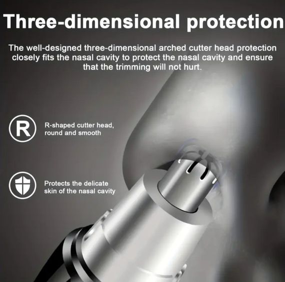 Електричний тример для носа, шиї, вух та брів для чоловіків і жінок | Зображення 3