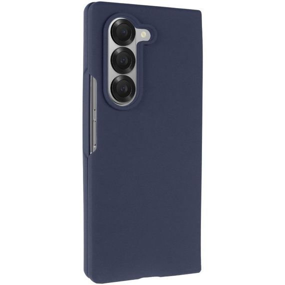 Чохол Foldables Silicone Cover Lakshmi (AAA) для Samsung Galaxy Z Fold5 Білий / White Темно-синій / Midnight blue