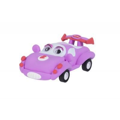 Набор для творчества Paulinda Super Dough Racing time Машинка розовая инерционный механизм (PL-081161-2) - Топ