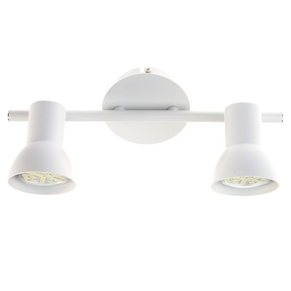 Светильник настенно-потолочный спот поворотный накладной HTL-182/2 GU10 WH