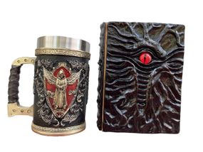 Подарунковий набір Кухоль 3D Архангел і Блокнот 3D «Книга, що дивиться у відповідь»