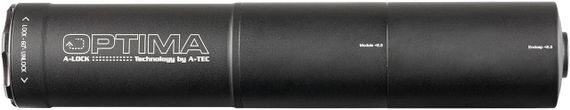 Саундмодератор A-TEC Optima-45 швидкознімний. Кал. - 6.5 мм (під кал. 243 Win, 6,5х47 Lapua, 260 Rem і 6,5x55). Різьба