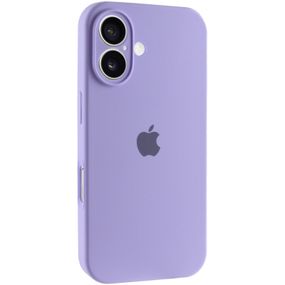Чехол Silicone Case Full Camera Protective (AA) для Apple iPhone 16 (6.1") Сиреневый / Dasheen