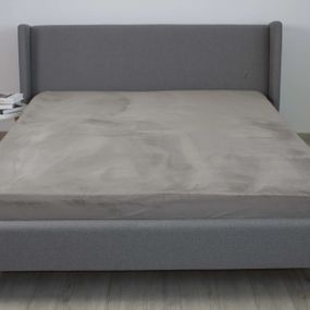 Простынь на резинке двуспальное ТЕП VELOUR 2-04824_36334 180х200 см песочная