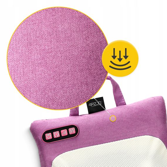 Подушка-масажер 4FIZJO Shiatsu Lite Violet (P-5905973404129) | Зображення 1