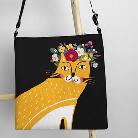 Сумка женская Taystra Кот в веночке 30x29 см (TAI_23J011)