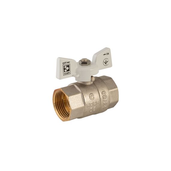 Кран шаровой Koer 1" ГГМ (KR.217.W) белый (KR0180) | Зображення 3