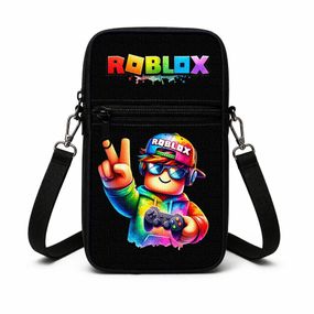 Сумка-чохол для телефону Roblox,дитяча сумка через плече, водонепроникна міні-сумка (4809)