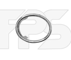 Окуляр в решетку бампера Renault Logan / Sandero '13-17 под ПТФ, левый (FPS) хром 261A39630R