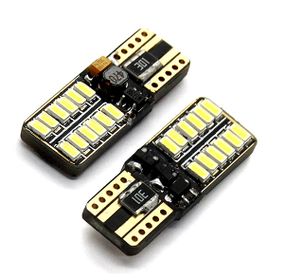 Светодиодная автолампа T10(W5W) White 24pcs Samsung 3014smd  Canbus (No polarity)