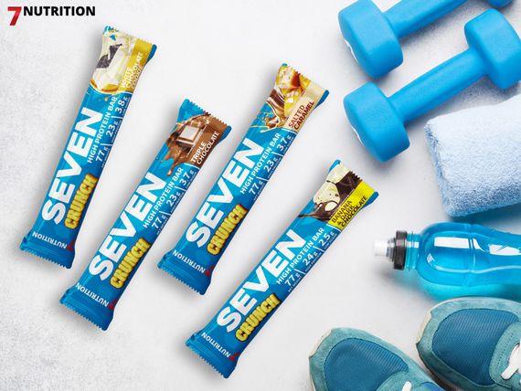 Батончик 7 Nutrition Seven Bar 77 g, Salted Caramel | Зображення 2