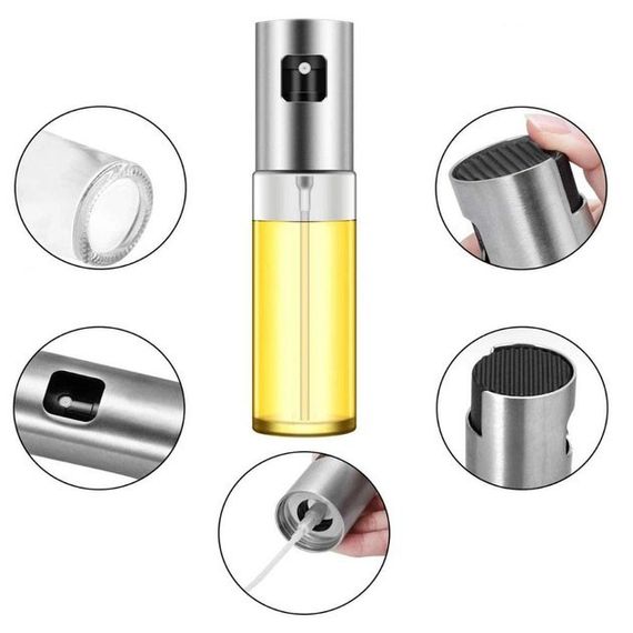 Пляшечка зі спреєм для харчових рідин (масло, FV-919 оцет) 100мл | Зображення 1