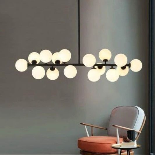 Люстра молекула подвесная LED 36W WW BK (BL-835S/4) | Зображення 7