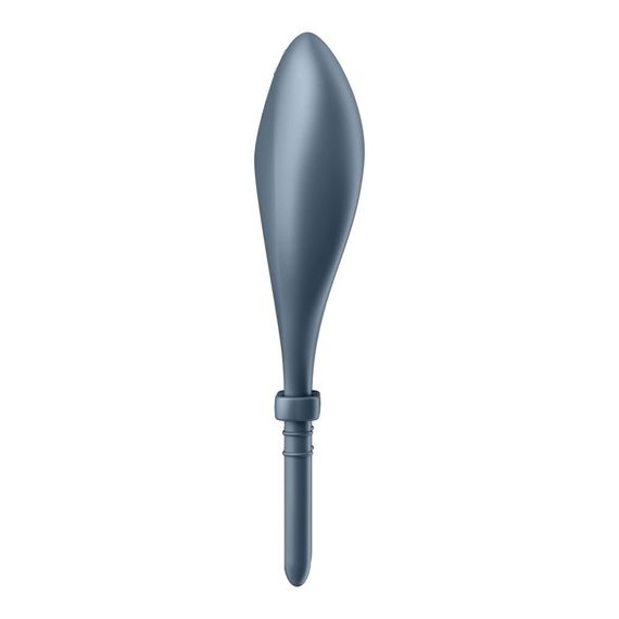 Эрекционное смарт кольцо с вибрацией Satisfyer Bullseye Connect App, серый sexstyle | Зображення 4