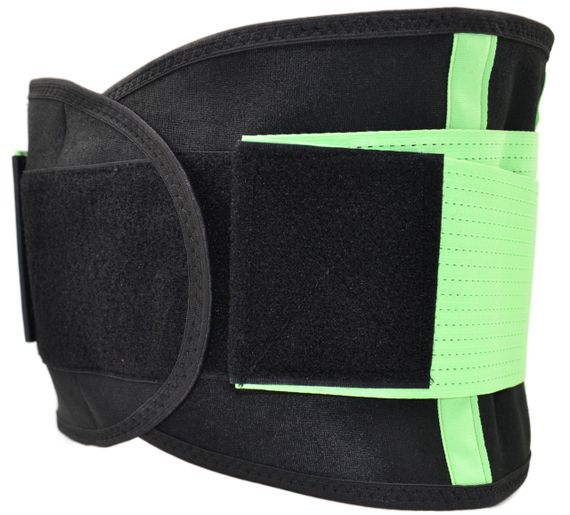 Пояс компресійний MadMax MFA-277 Slimming belt Black/neon green M | Зображення 3